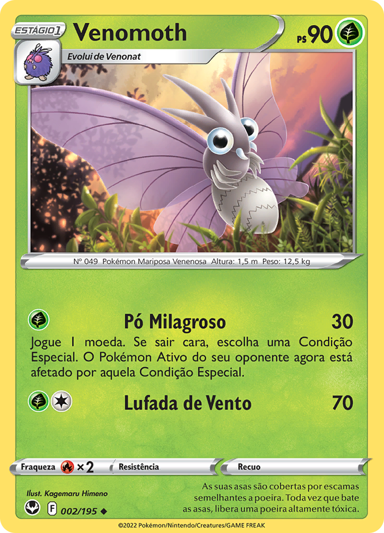 Venomoth - Pokémon TCG - MoxLand