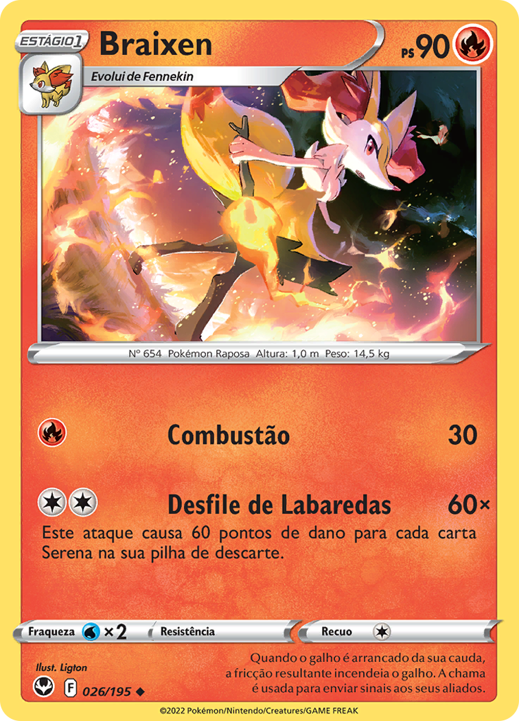 Braixen - Pokémon TCG - MoxLand