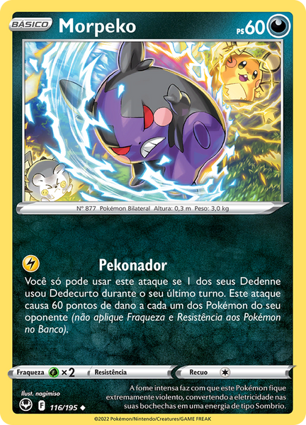 Carta Pokémon Morpeko V Espada E Escudo