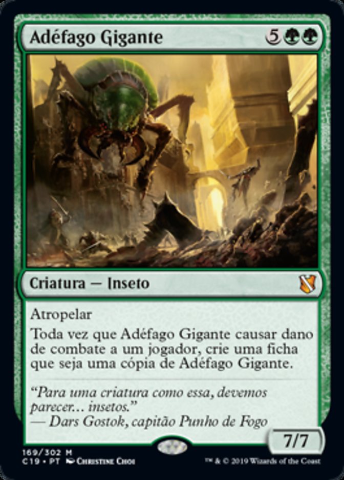 Adéfago Gigante / Giant Adephage - Magic: The Gathering - MoxLand
