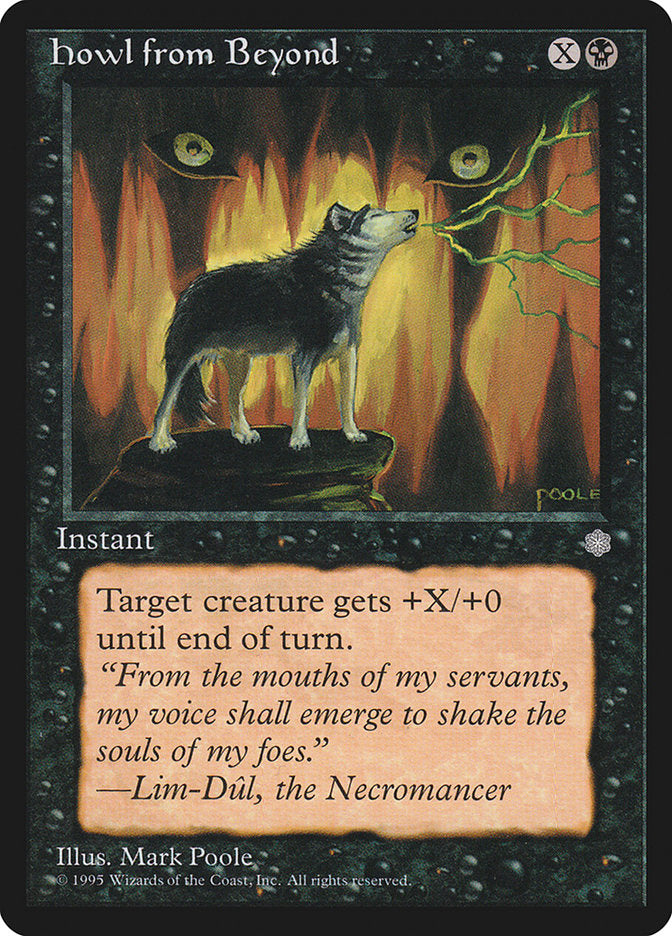 Uivo do Além / Howl from Beyond - Magic: The Gathering - MoxLand