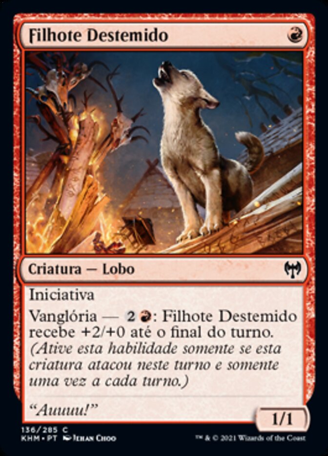 Filhote Destemido / Fearless Pup - Magic: The Gathering - MoxLand