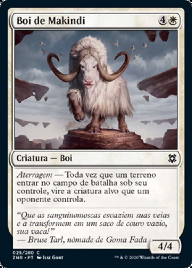 Boi de Makindi / Makindi Ox - Magic: The Gathering - MoxLand