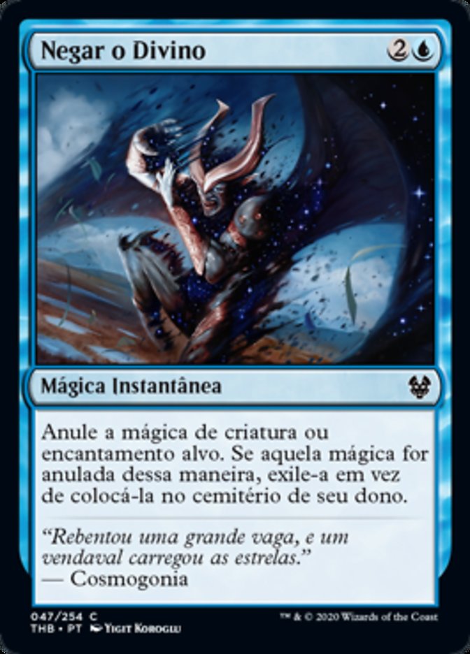 Negar o Divino / Deny the Divine - Magic: The Gathering - MoxLand