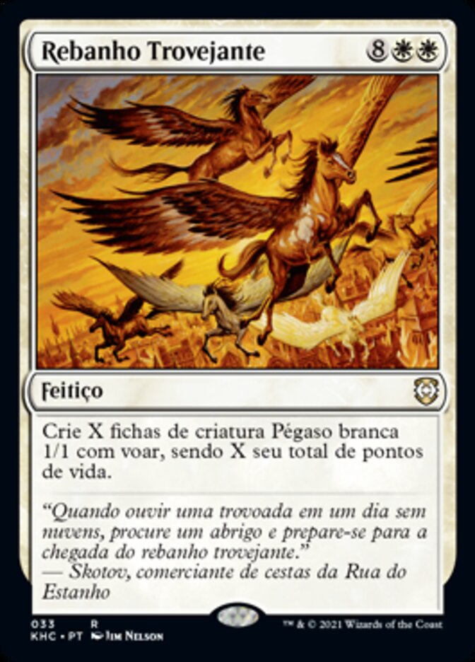 Rebanho Trovejante / Storm Herd - Magic: The Gathering - MoxLand