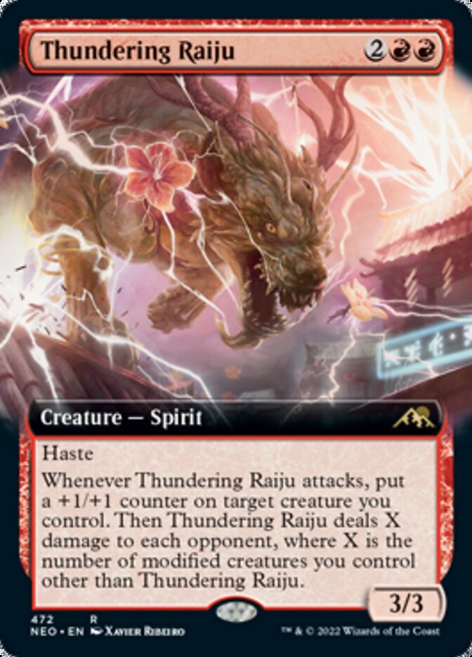 Raiju Trovejante / Thundering Raiju - Magic: The Gathering - MoxLand