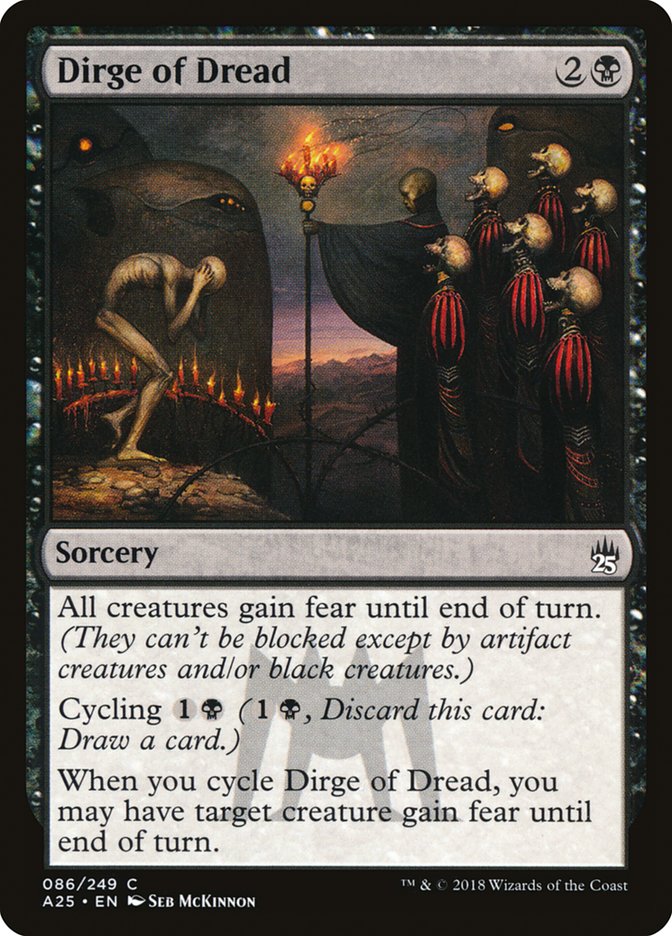Nênia do Horror / Dirge of Dread - Magic: The Gathering - MoxLand