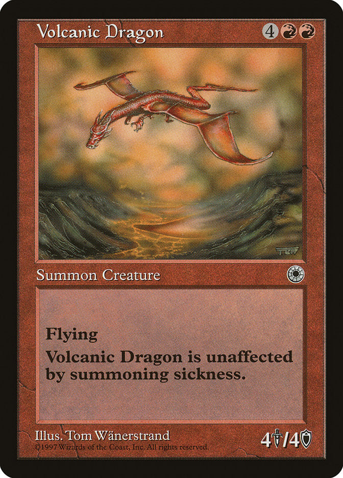 Dragão Vulcânico / Volcanic Dragon - Magic: The Gathering - MoxLand