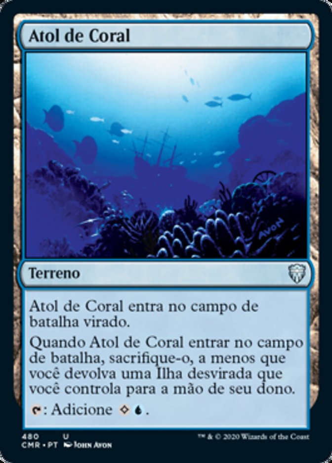 Atol de Coral / Coral Atoll - Magic: The Gathering - MoxLand