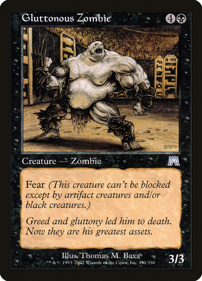 Zumbi Glutão / Gluttonous Zombie - Magic: The Gathering - MoxLand