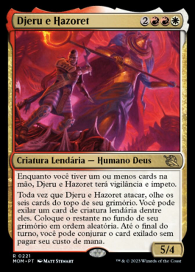 Djeru e Hazoret / Djeru and Hazoret - Magic: The Gathering - MoxLand