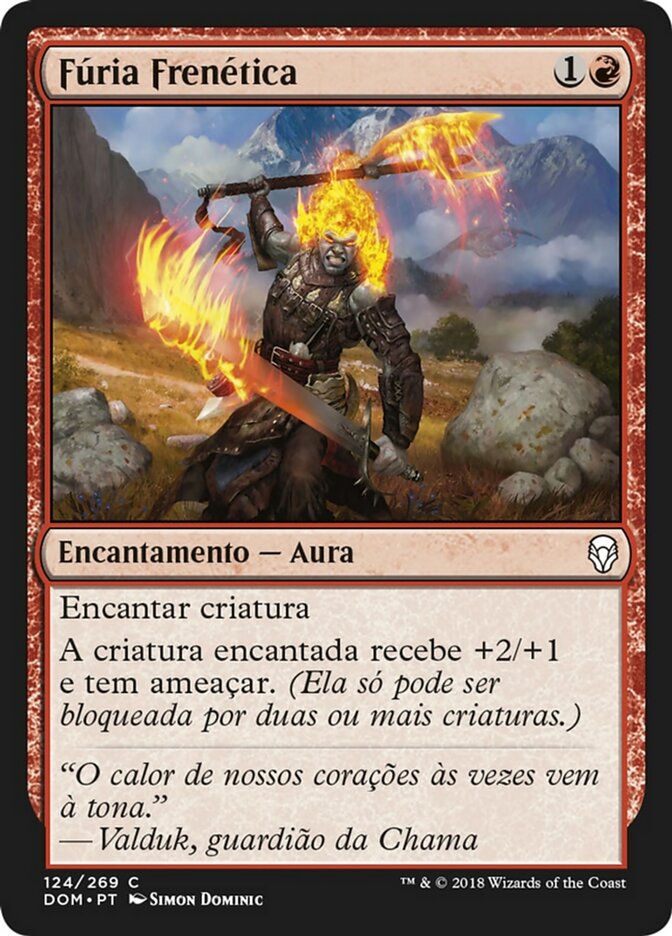 Fúria Frenética / Frenzied Rage - Magic: The Gathering - MoxLand