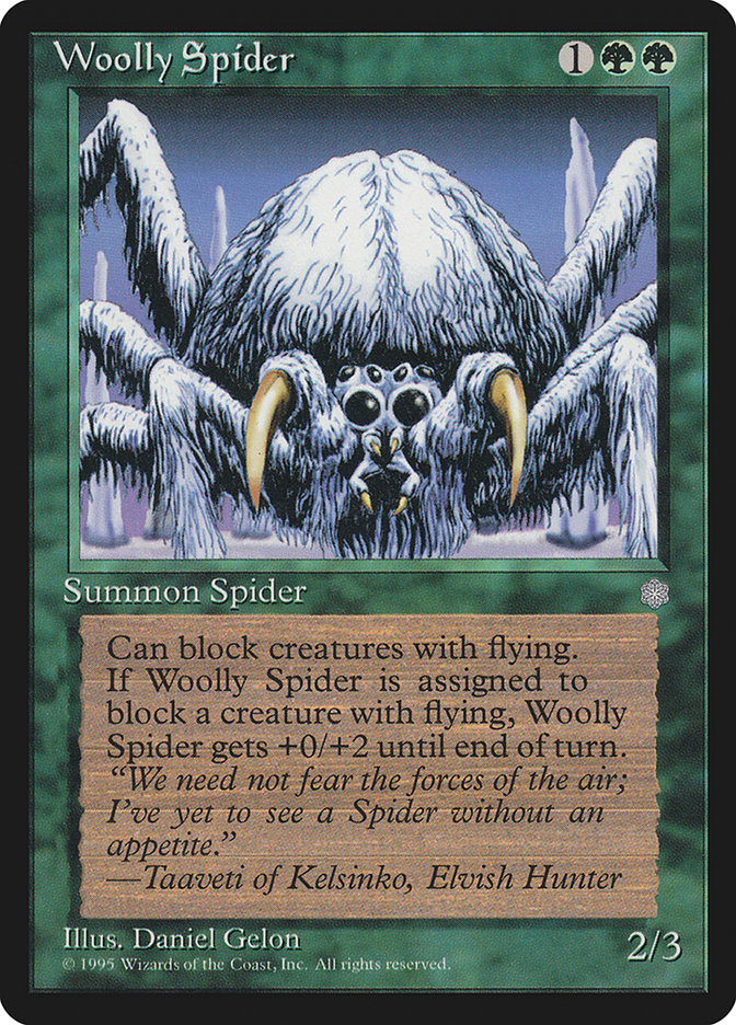 Aranha Lanosa / Woolly Spider - Magic: The Gathering - MoxLand