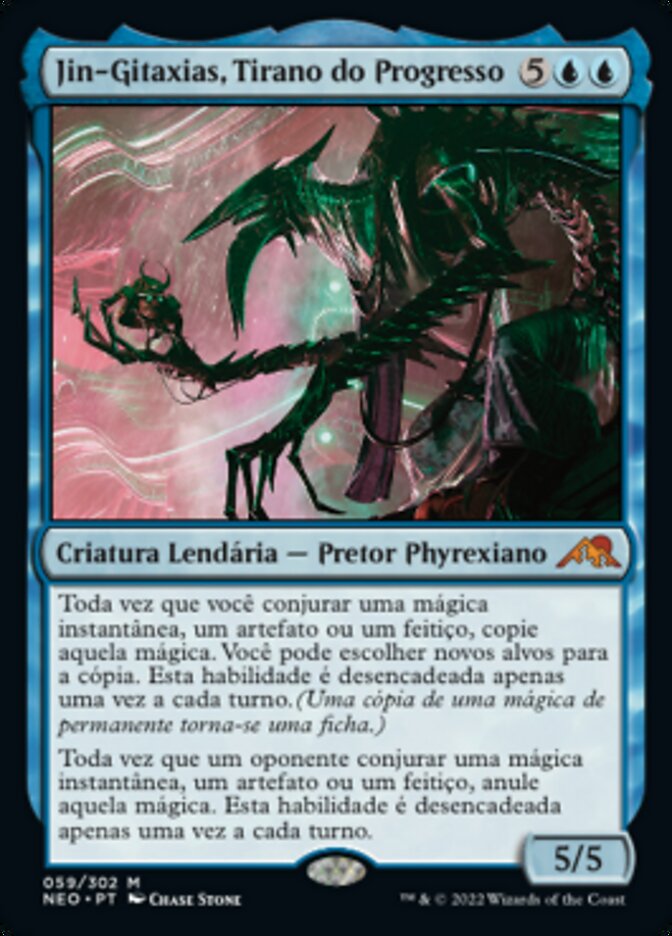 Jin-Gitaxias, Tirano do Progresso / Jin-Gitaxias, Progress Tyrant - Magic: The Gathering - MoxLand