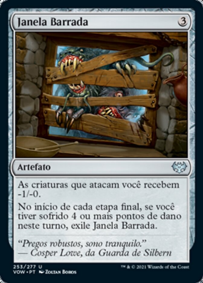 Janela Barrada / Boarded Window - Magic: The Gathering - MoxLand