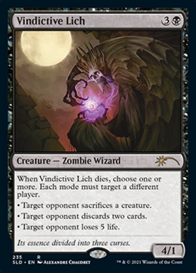Lich Vingativo / Vindictive Lich - Magic: The Gathering - MoxLand