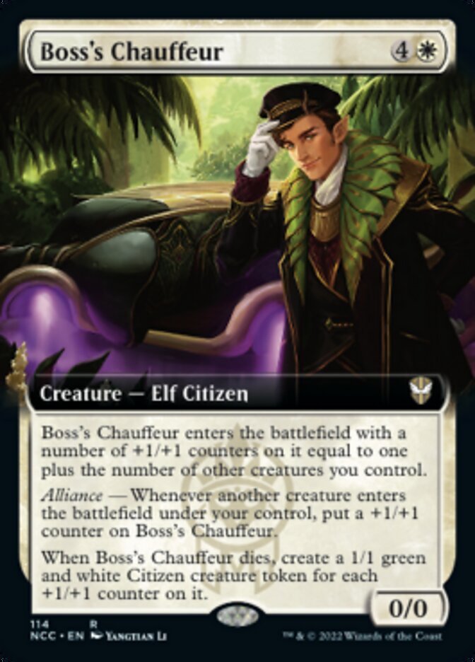 Chofer do Chefe / Boss's Chauffeur - Magic: The Gathering - MoxLand