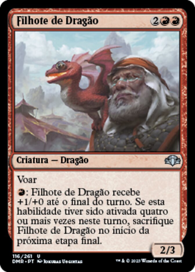 Filhote de Dragão / Dragon Whelp - Magic: The Gathering - MoxLand