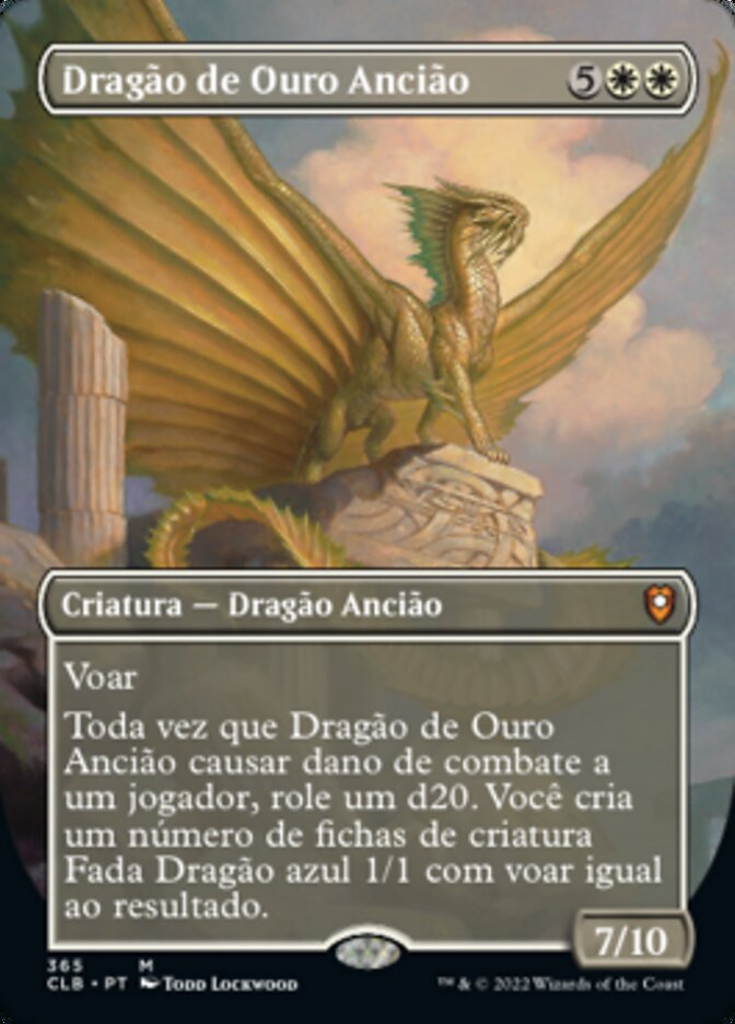 Dragão de Ouro Ancião / Ancient Gold Dragon - Magic: The Gathering - MoxLand
