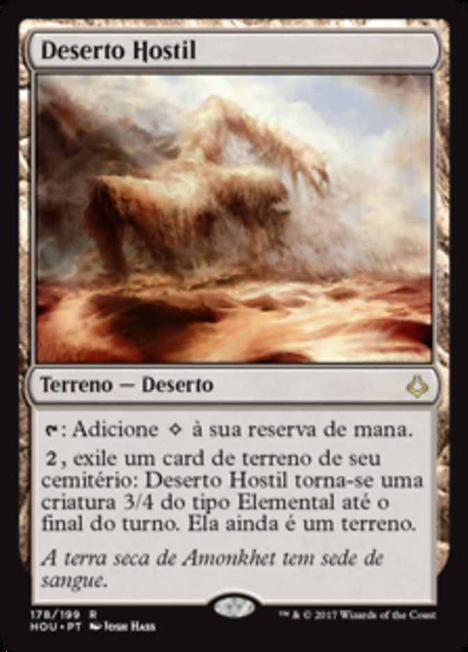 Deserto Hostil / Hostile Desert - Magic: The Gathering - MoxLand