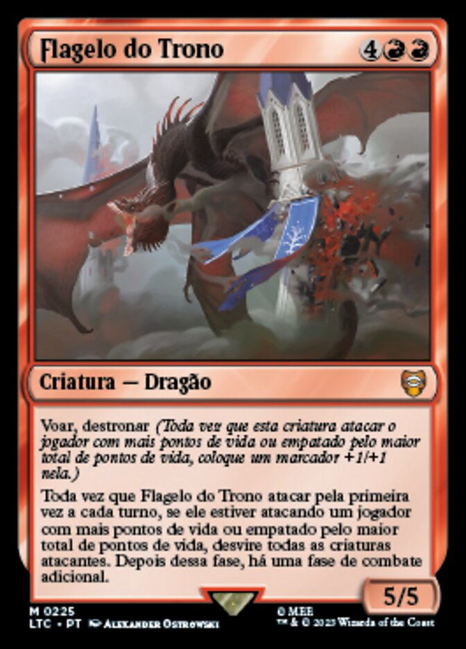 Flagelo do Trono / Scourge of the Throne - Magic: The Gathering - MoxLand