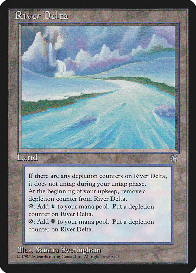 Delta de Rio / River Delta - Magic: The Gathering - MoxLand
