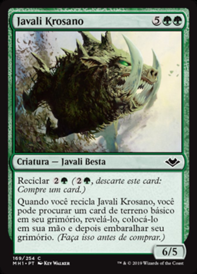 Javali Krosano / Krosan Tusker - Magic: The Gathering - MoxLand