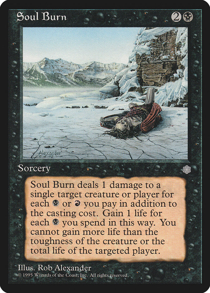 Queimadura da Alma / Soul Burn - Magic: The Gathering - MoxLand