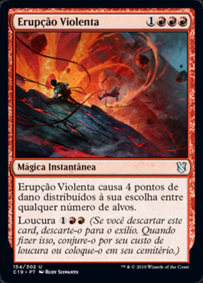Erupção Violenta / Violent Eruption - Magic: The Gathering - MoxLand