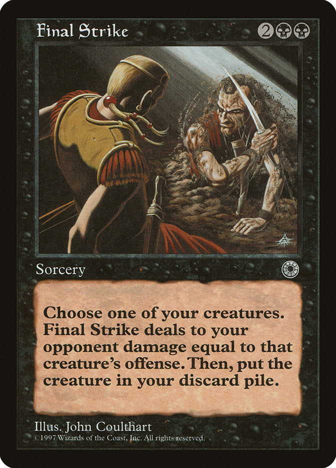 Final Strike / Final Strike - Magic: The Gathering - MoxLand