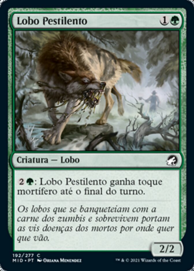 Lobo Pestilento / Pestilent Wolf - Magic: The Gathering - MoxLand