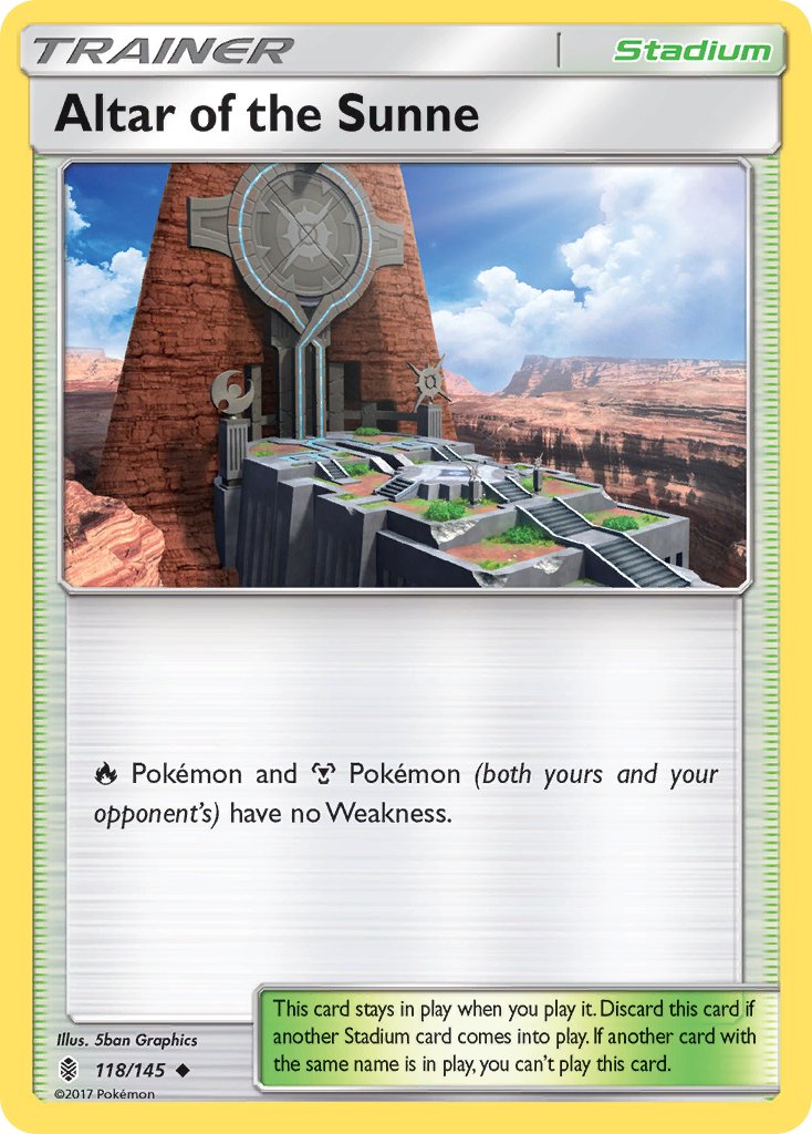 Altar Solar / Altar of the Sunne - Pokémon TCG - MoxLand