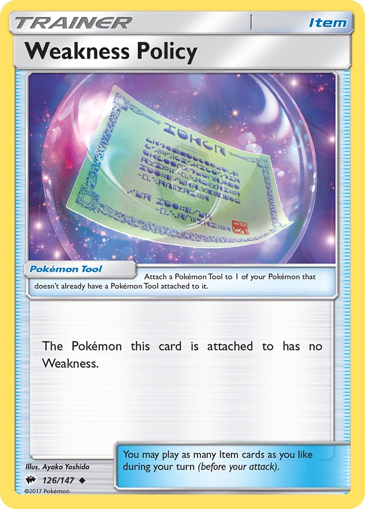 Política de Fraqueza / Weakness Policy - Pokémon TCG - MoxLand