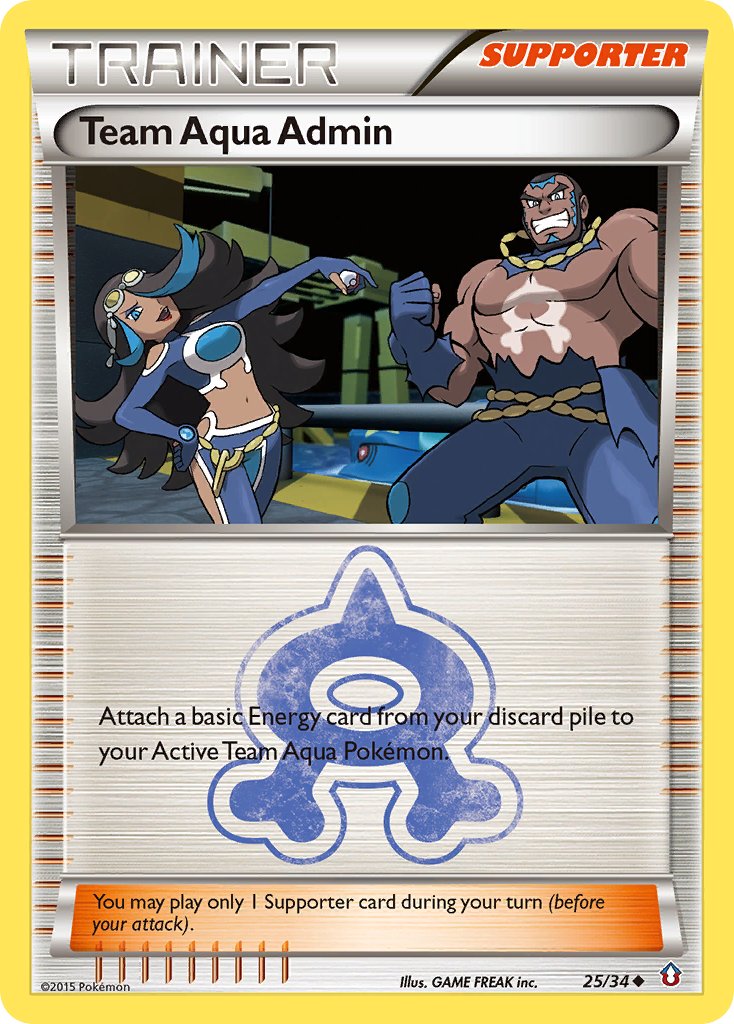 Admin. da Equipe Aqua / Team Aqua Admin - Pokémon TCG - MoxLand