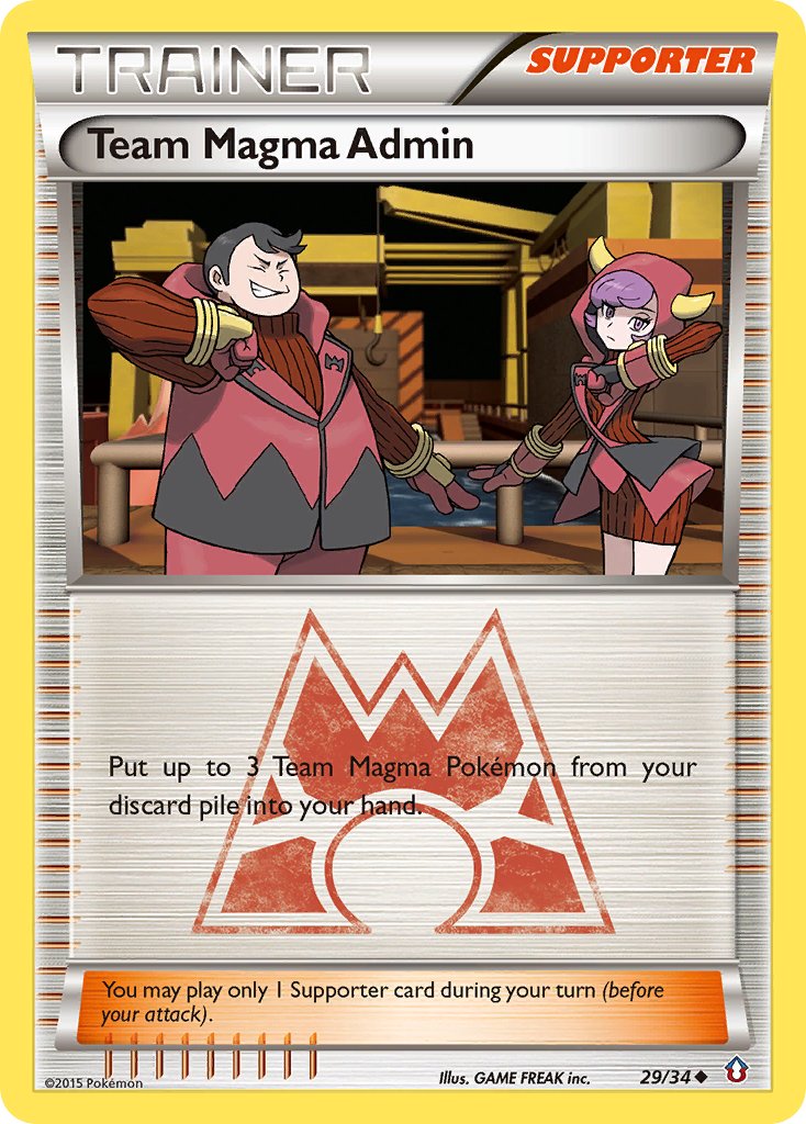Admin. da Equipe Magma / Team Magma Admin - Pokémon TCG - MoxLand