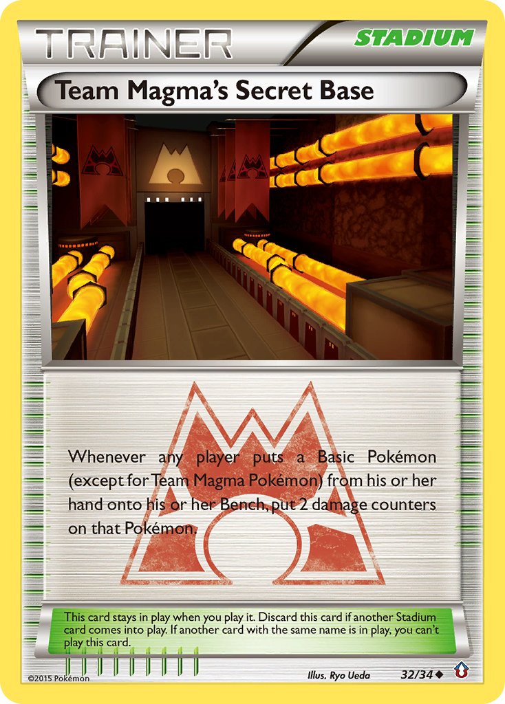 Base Secreta da Equipe Magma - Pokémon TCG - MoxLand
