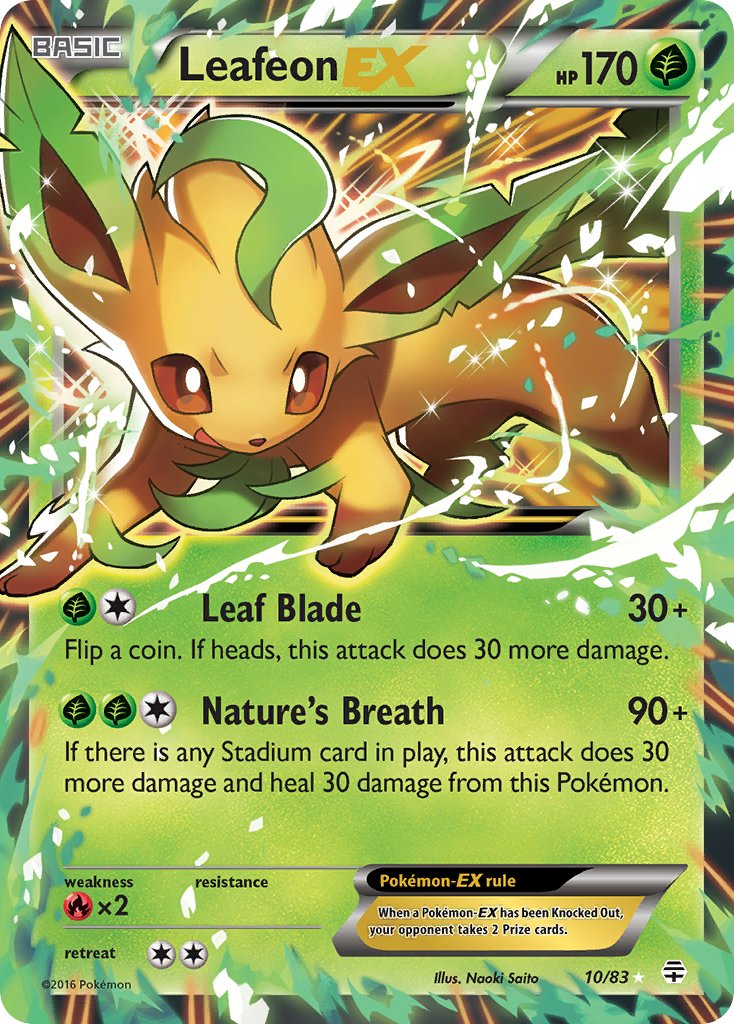 Leafeon EX - Pokémon TCG - MoxLand
