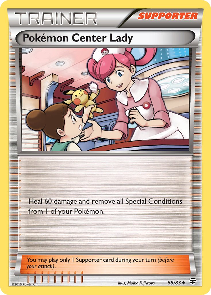 Dama do Centro Pokémon / Pokémon Center Lady - Pokémon TCG - MoxLand