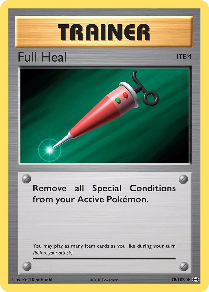 Cura Total / Full Heal - Pokémon TCG - MoxLand
