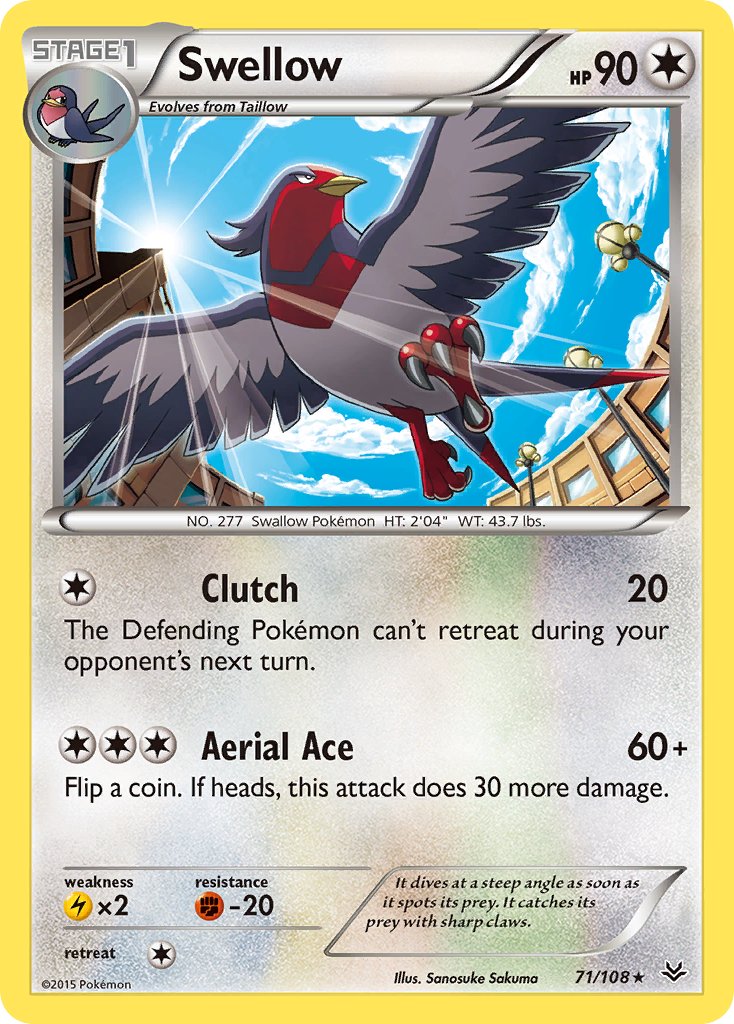 Swellow - Pokémon TCG - MoxLand