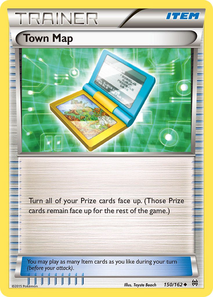 Mapa da Cidade / Town Map - Pokémon TCG - MoxLand