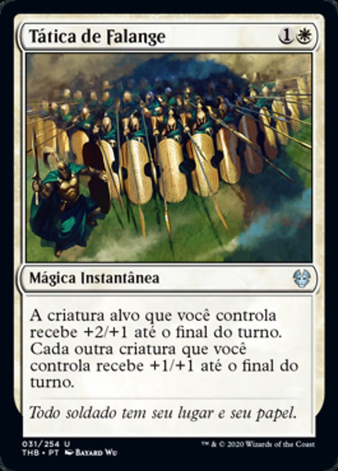 Tática de Falange / Phalanx Tactics - Magic: The Gathering - MoxLand