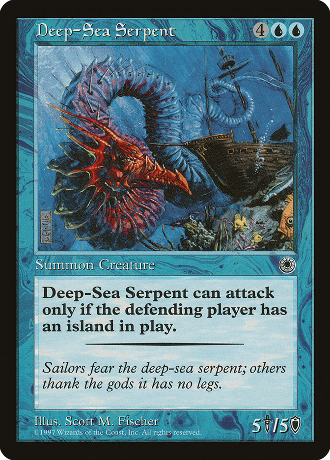 Deep-Sea Serpent / Deep-Sea Serpent - Magic: The Gathering - MoxLand