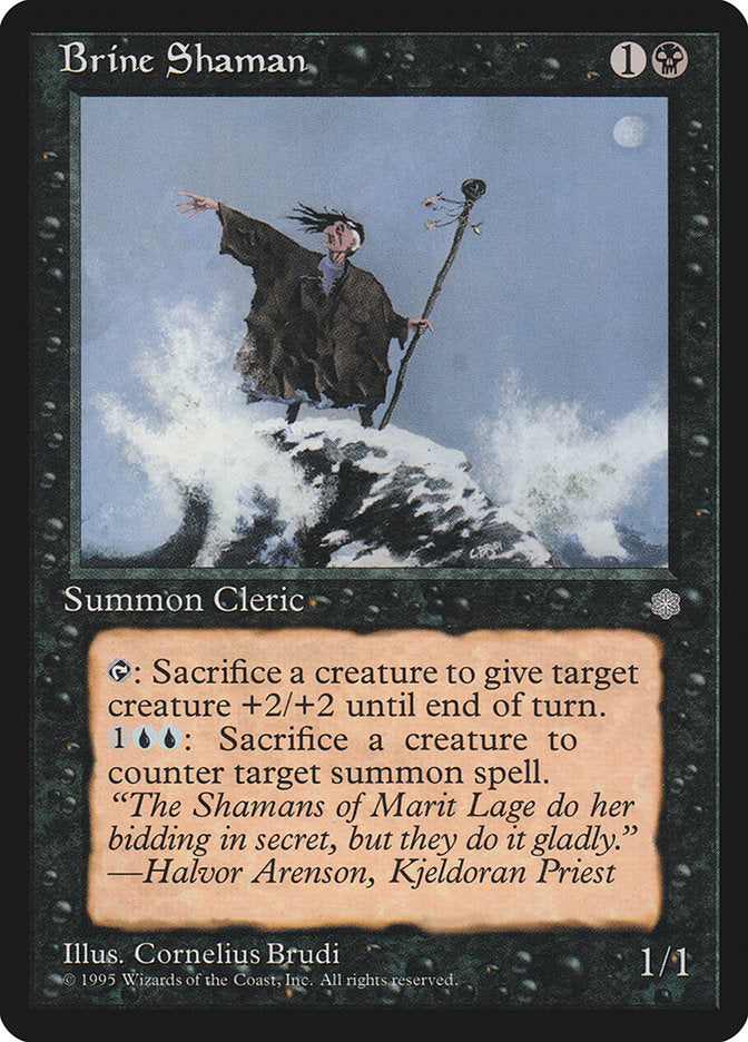 Xamã do Oceano / Brine Shaman - Magic: The Gathering - MoxLand