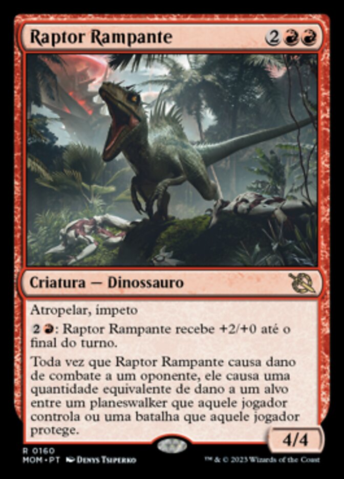 Raptor Rampante / Rampaging Raptor - Magic: The Gathering - MoxLand