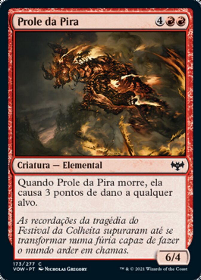 Prole da Pira / Pyre Spawn - Magic: The Gathering - MoxLand