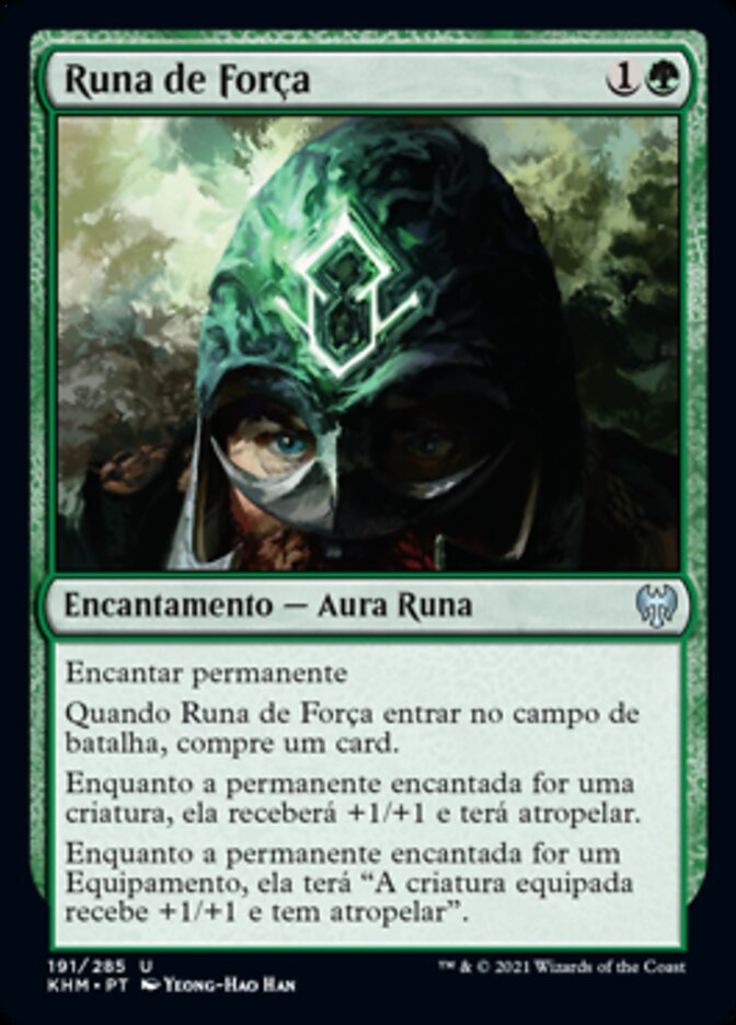 Runa de Força / Rune of Might - Magic: The Gathering - MoxLand