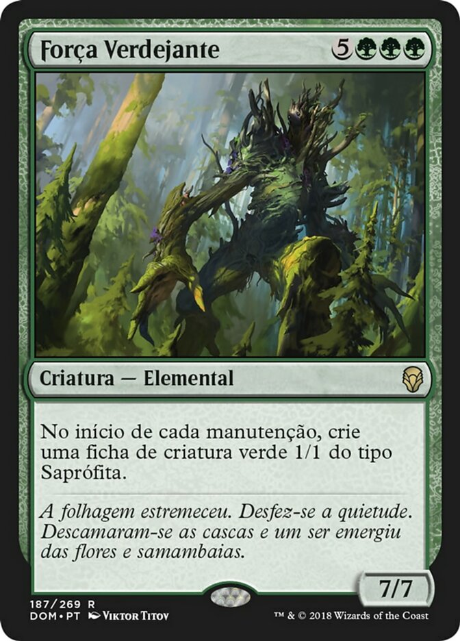 Força Verdejante / Verdant Force - Magic: The Gathering - MoxLand