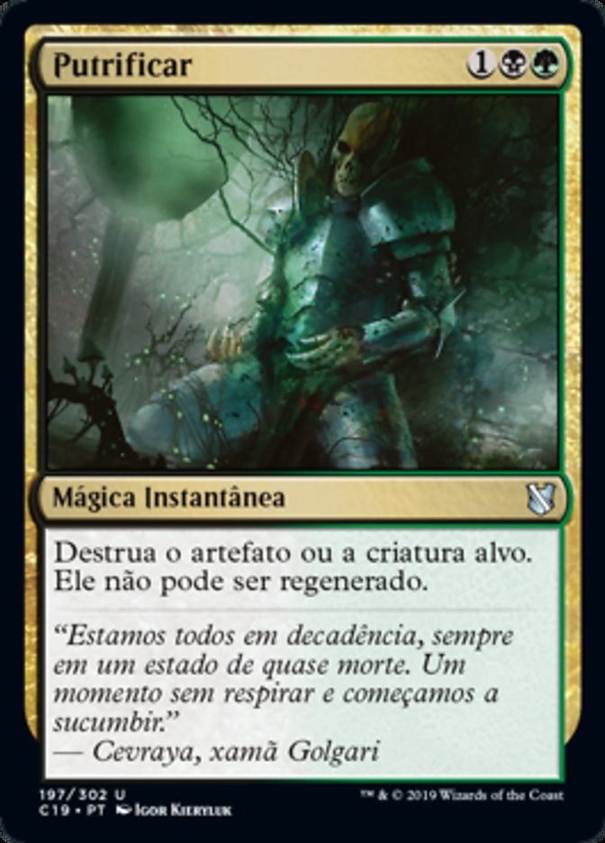 Putrificar / Putrefy - Magic: The Gathering - MoxLand