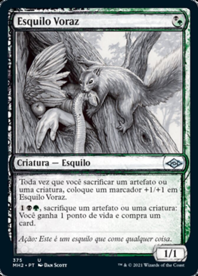 Esquilo Voraz / Ravenous Squirrel - Magic: The Gathering - MoxLand